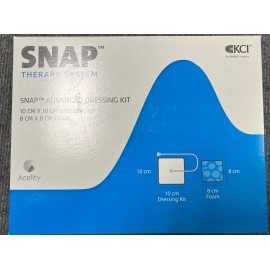 Snap KCI Snap Advanced System 10x10 CM Dressing Kit, 8 x 8 CM Foam, SKTF10X10