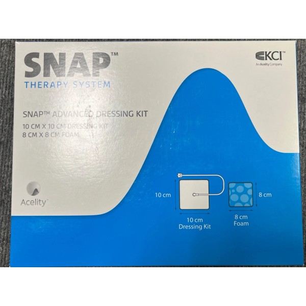 Snap KCI Snap Advanced System 10x10 CM Dressing Kit, 8