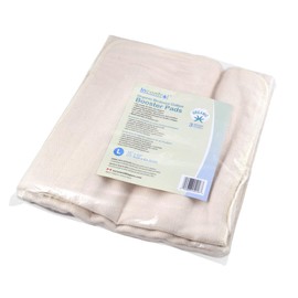InControl - Organic Birdseye Cotton Washable Booster Pads/Inserts - 3 Pack (Large)