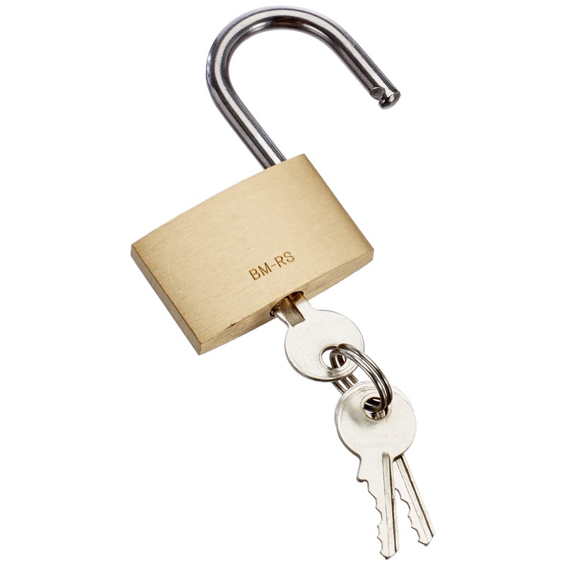 Mannesmann Brass Padlock, M, M 413-40