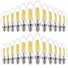 FLSNT 24 Pack Dimmable LED Candelabra Bulbs, 40W Equivalent LED