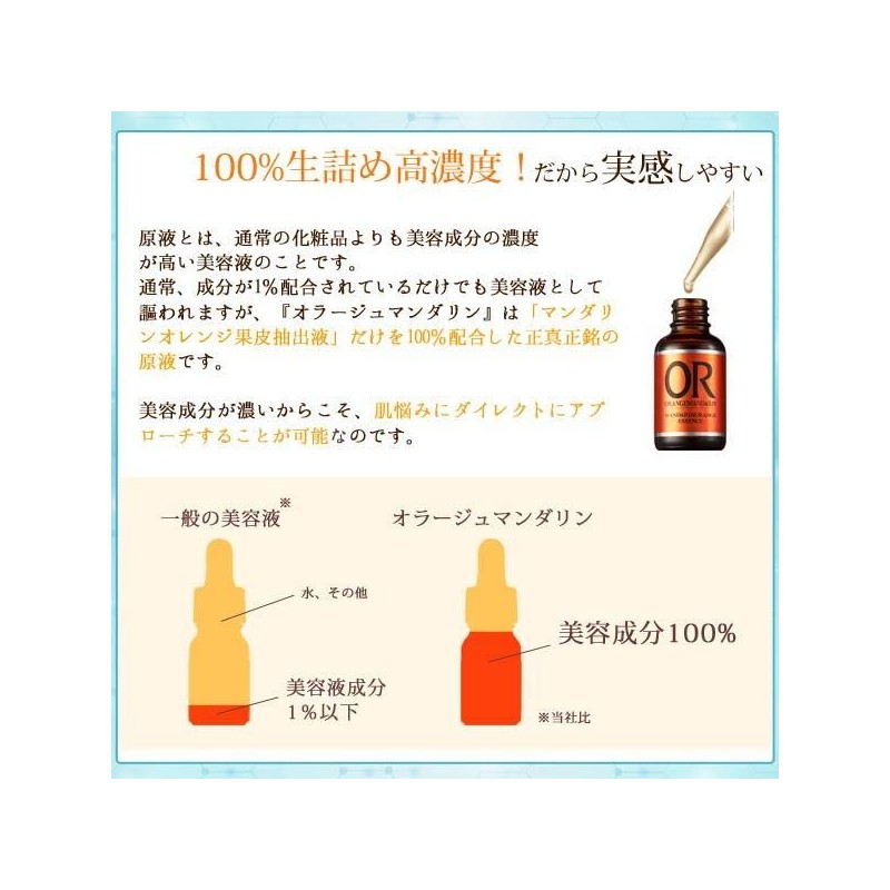 Ebisu Cosmetics Orage Mandarin, 1.1 fl oz (33 ml), Pore