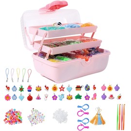 JYBNB 16000+Rubber Band Bracelet Kit, 30 Colors Rubber Bands Refill Loom Set, Loom Bands Kit,Friendship Bracelet Creativity Birthday Gift