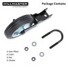 HILLMASTER 6 Inch Gate Wheel Gate Caster Kit with 1-5/8"