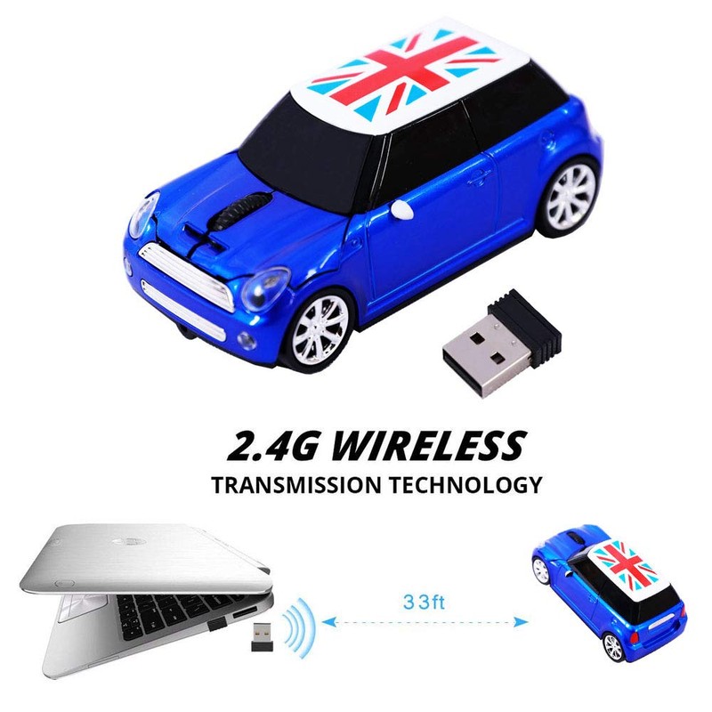 Tihilgam Kamouse Sports Wireless Car Mouse 3 Button Optical Mouse