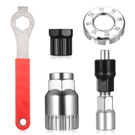 Crank Puller Bicycle Bottom Bracket Tool Bicycle Crank Tool 5 Pieces Bicycle Crank Puller and Bottom Bracket Tools, 16 mm Bottom Bracket Wrench Bicycle Tool Wrench Removal Bicycle Crank