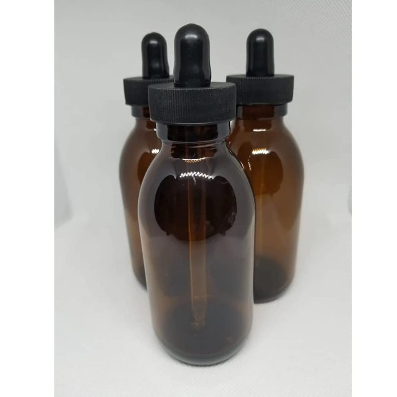 HOPEMOB Paquete 5 Piezas Botella Gotero Pipeta 125 Ml Ámbar