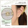 Four Leaf Clover: Ma732 Flower Aquamarine Earrings, March Birthstone, 10k