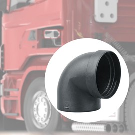 MagiDeal Exhaust Tube Elbow Connector 60mm Professional Replacing High Temp Resistant Air Heater Ducting Connector L Shape Elbow