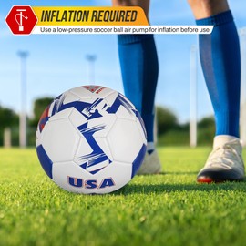 Vizari New Country Series - Pelota de fútbol del equipo nacional - Blanco Alemania, talla 4| Pelota sintética y de goma duradera suave y esponjosa, perfecta para entrenamiento al aire última