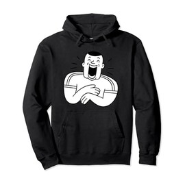 Cool Funny Caricature Character Illustration Graphic Designs Pullover Hoodie