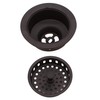 Westbrass D2165-12 Post Style Large Kitchen Basket Strainer with Waste