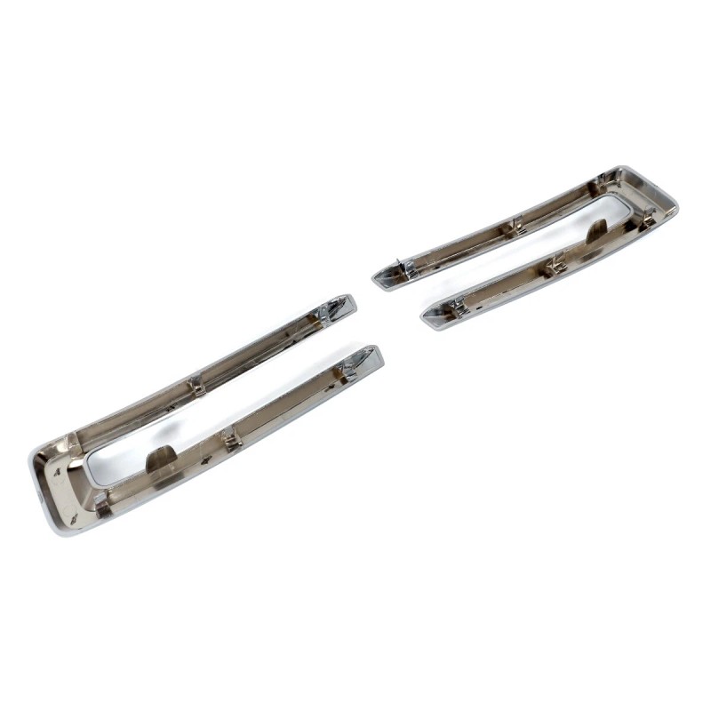 2x Chrome Front Grill Inserts Cover Trim Sticker Fits Ram