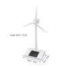 VBESTLIFE Mini Solar Windmill Toy, Educational Science Teaching Desk Windmill