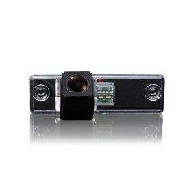 Navinio Rear View Back Up Reverse Parking Camera in License Plate Lighting Night Version (NTSC) for Saab 9-3/93 /9-X/ 97X/ 9-4X /95/9-5 Toyota Land Cruiser Prado (Model B= Screw)