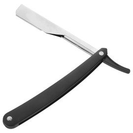 FRCOLOR Straight Razor for Men Barber Straight Edge Razor Manual Beard Shaver Metal Shaving Razor