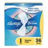 Always Infinity Feminine Pads for Women, Size 1 Regular Absorbency,