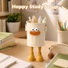 Cartoon Pen Holder for Desk Organization - ABS Stationery Storage