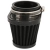 51mm/2in Motorcycle Air Filter ClampOn Dustproof Rubber Black Replacement for