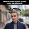 1 Piece Peacock Feather Headband, Retro Headband, Masquerade Accessories, Ele