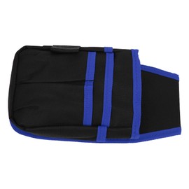 Alomejor Tool Waist Bag Small Multifunctional Tool Bag Belt for Electricians Technicians Tool Storage (Blue)