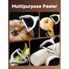 Arvoni Peeler, Asparagus Peeler, Stainless Steel, Potato Peeler with Ultra