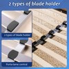 Scettar 48 Pcs Plastic Bed Slat Caps, Bed Slat Ender