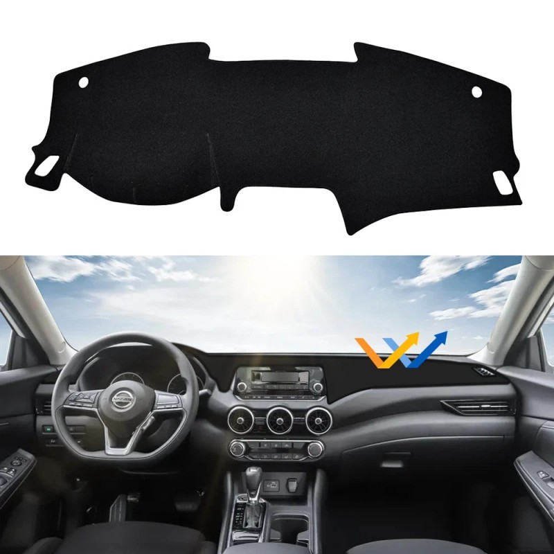 Unbranded For 2020-2025 Nissan Sentra Anti-Slip Cab Dashboard Sun Cover