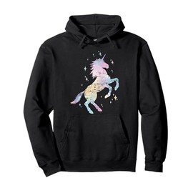 Rainbow Animal Fairy Unicorn Lover Girls Women Gift Unicorn Pullover Hoodie