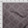 oneOone Cotton Poplin Gray Fabric Leaves Craft Projects Decor Fabric