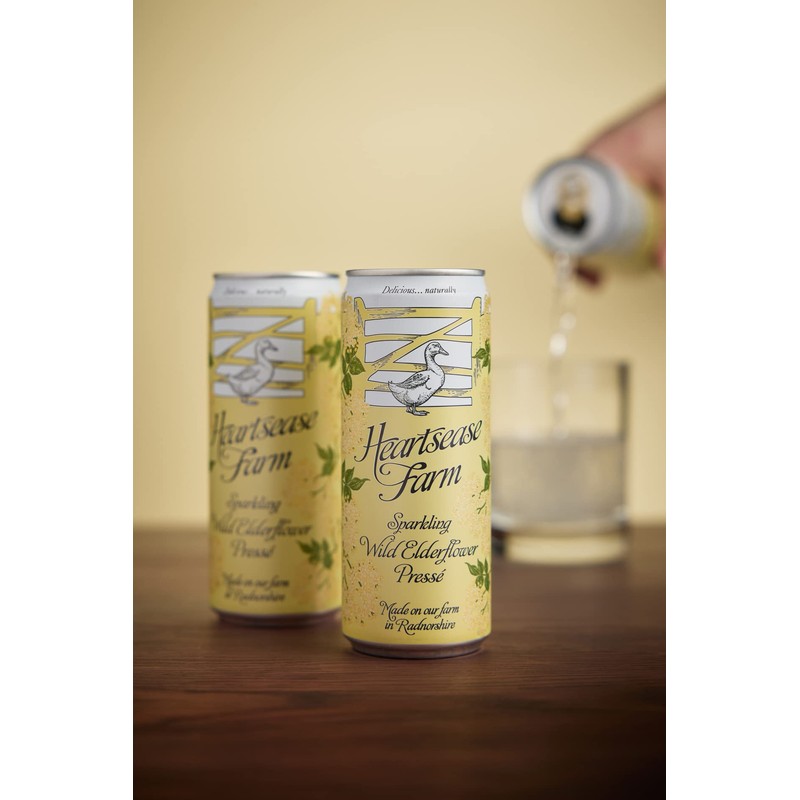 Heartsease Farm Sparkling Elderflower Presse 12 x 330ml