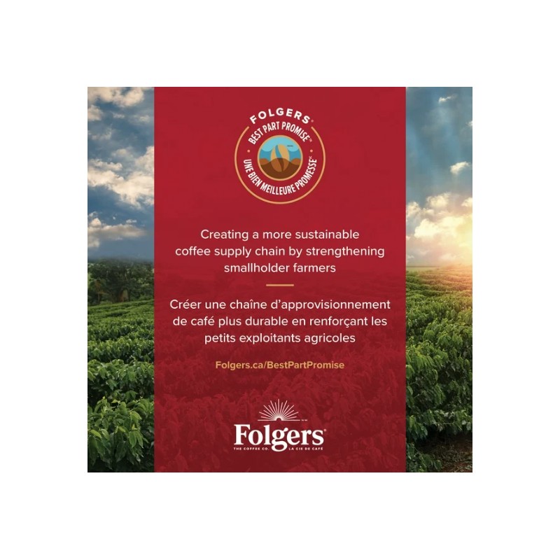 Folgers Morning Cafe K-Cup Coffee Pods 30 Count, 210g