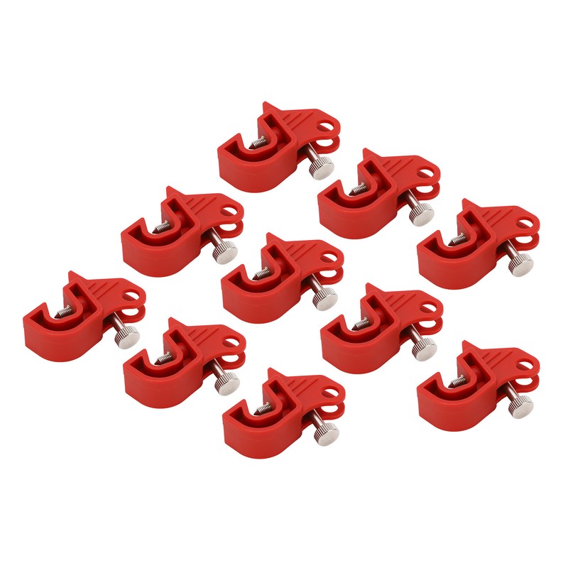 10Pcs Circuit Breaker Lockout Device Multifunctional Universal Circuit Breaker Safety