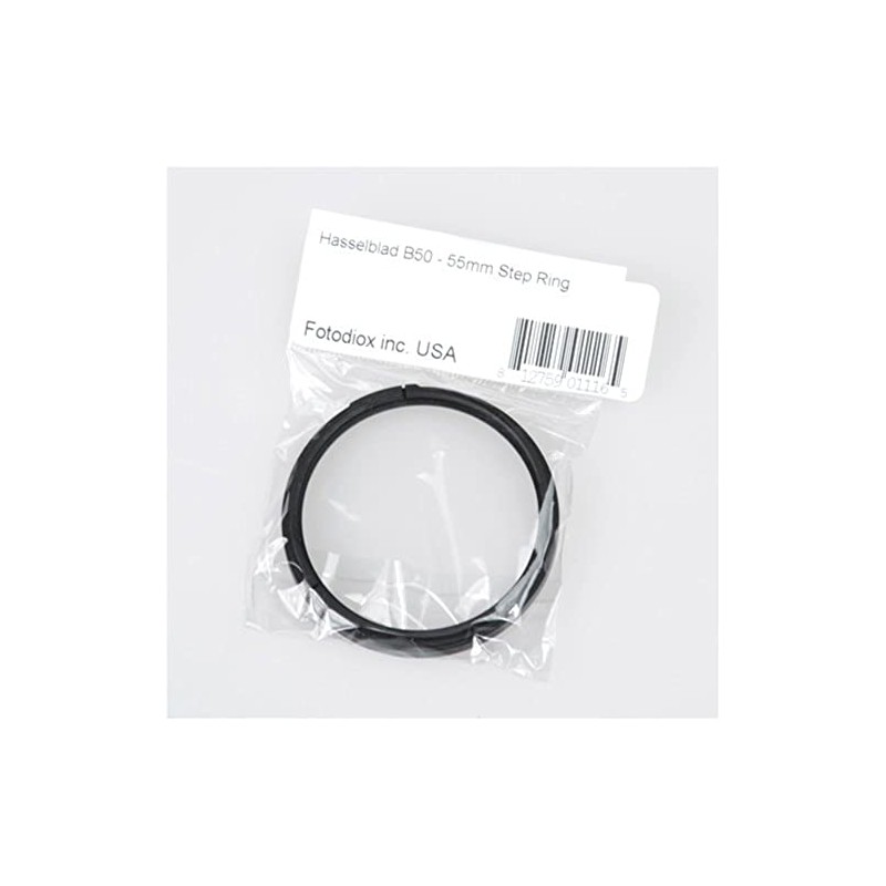 Fotodiox Hasselblad Bayonet 50 B50 - 55mm Step Ring, Anodized