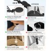 FAMULP 3-Pack Magnetic Hat Clips for Travel on Bag, Hands-Free
