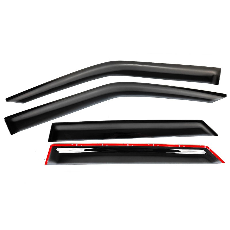 SDZ Out-Channel Window Visor Sun Vent Rain Wind Guard Shade