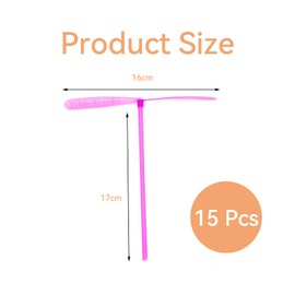 FNSIGHD 15 Pcs Fly Copter Toys for Kids,Plastic Dragonfly Flying Helicopter Toy,Hand Rub Propeller Flying Helicopter,Outdoor Dragonfly Toys,for Kids Outside Activities,Birthday Party Favors