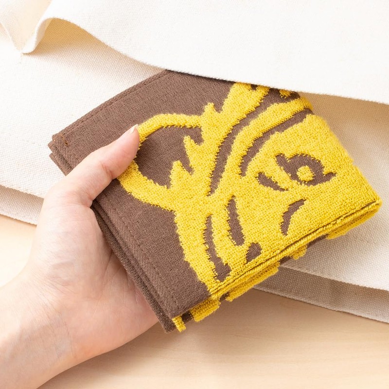 [COLORATA] Carolata Gauze Towel Handkerchief (Tiger)