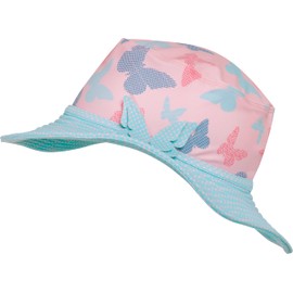 Playshoes Girls' UV Protection Sun Hat Swimming Hat Headwear, butterflies, 55