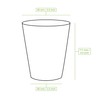 BIOZOYG Pack of 100 Coffee Cups Paper Cups 300 ml
