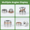 O2 Sensor Bung Weld in with Plug, 4 Set O2