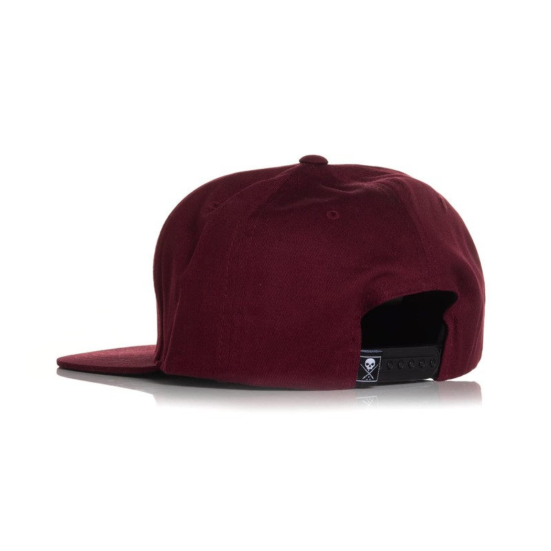 Sullen Men's Defender Port Snapback Hat, Port (Red)