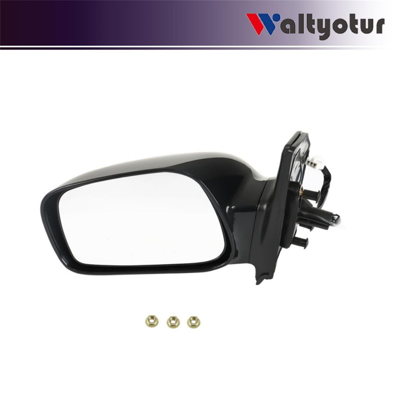 waltyotur Left Rearview Mirror Power Paintable Replacement for TO1320178 Replacement