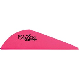 Bohning Blazer Vane (Pack of 100), Hot Pink, 2 inch