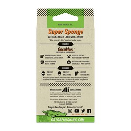 Gator 7443 Fine 120-Grit Drywall Sanding Super Sponge, 3 x 5 x 1 Inch