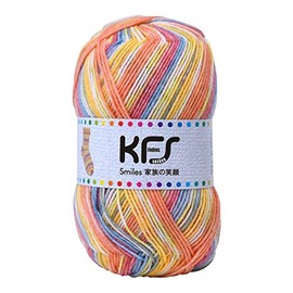 Opal Yarn Family Smile KFS116 Baby Smile Orange Yellow Multicolor