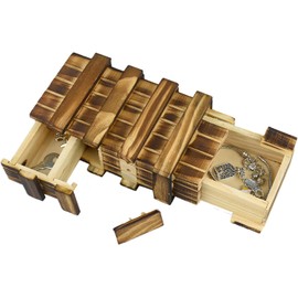Ofkpo Magic & Wooden DIY Intelligence Toy/Gift Box Puzzle Game/Puzzle