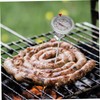 ABOOFAN 1pc Stainless Steel Barbecue Thermometer Long Dial Food Thermometer