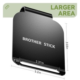 BROTHER STICK Metal Landing Pads for Golf Bag Accessories for Men, Golf Club Bag Accessories for Golf Rangefinder Magnetic Golf Towel, Golf Flask Golf Speake Large Landing Area Carabiner Accessories