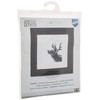 Vervaco Counted Cross Stitch KIT Roaring Deer AIDA, White, One